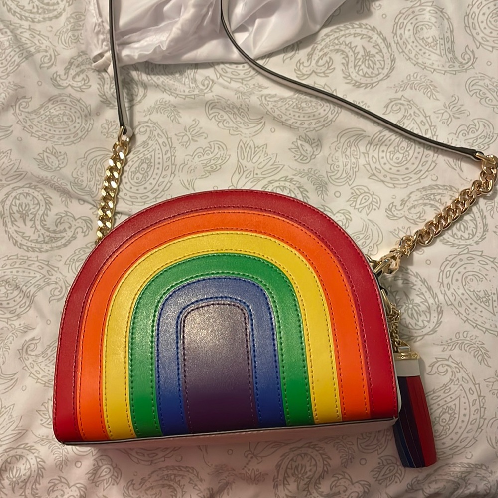 Authentic one of a kind rainbow Michael Kors crossbody